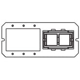 Legrand - Wiremold 6MAAP2A Evolution Device Mounting Plate